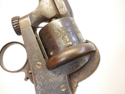 Lot 9 - Belgian pinfire revolver