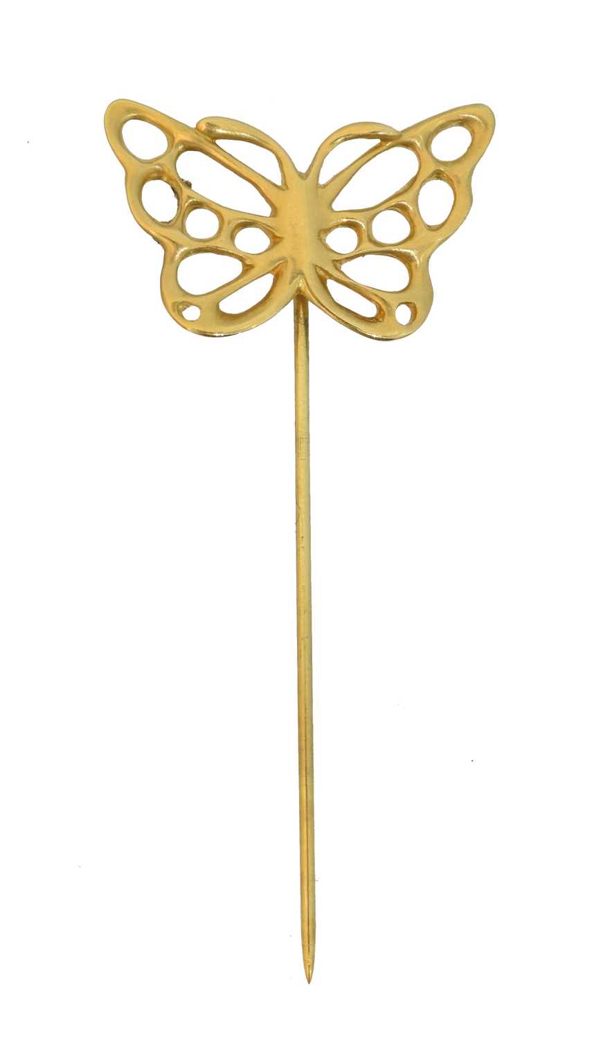 Lot 40 - A butterfly stickpin by Angela Cummings for Tiffany & Co.