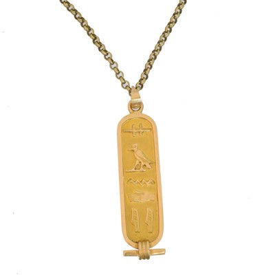Lot 35 - An Egyptian pendant