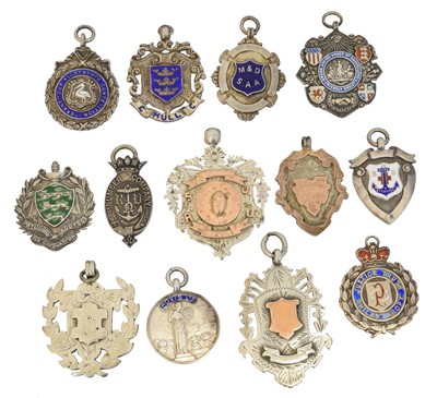 Lot 133 - A selection of silver medallions