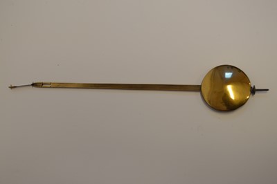 Lot 228 - Late 19th Century single fusee drop dial wall clock