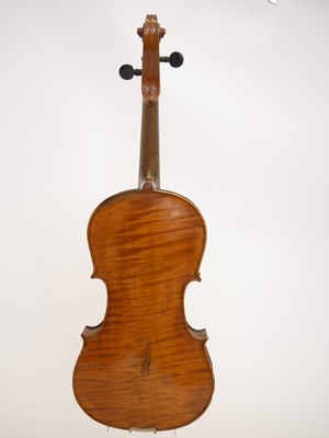 Lot 65 - Violin with one piece back