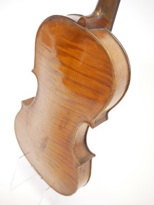 Lot 65 - Violin with one piece back