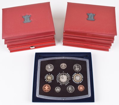 Lot 22 - Eighteen Royal Mint Annual Proof Coin Sets (18).