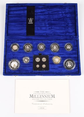Lot 18 - The Royal Mint United Kingdom Millennium Silver Collection.