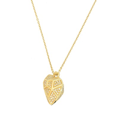 Lot 75 - An 18ct gold diamond pendant by Links of London