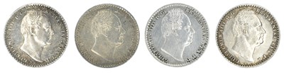 Lot 29 - King William IV, Maundy Penny, 1833, 1834, 1835 and 1837 (4).