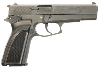 Lot 46 - Browning model GPDA8 8mm blank firing pistol REENACTOR /VCR LICENCE REQUIRED