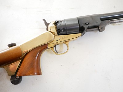 Lot 137 - Pietta Colt Buntline .44 smooth bore revolver with shoulder stock LICENCE REQUIRED