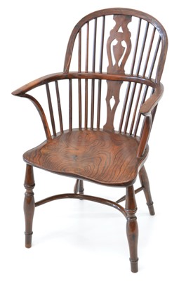 Lot 309 - Yew and Elm Windsor Chair