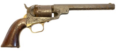 Lot 315 - The major parts of a Manhattan revolver