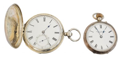 Lot 222 - Two Victorian silver pocket watches