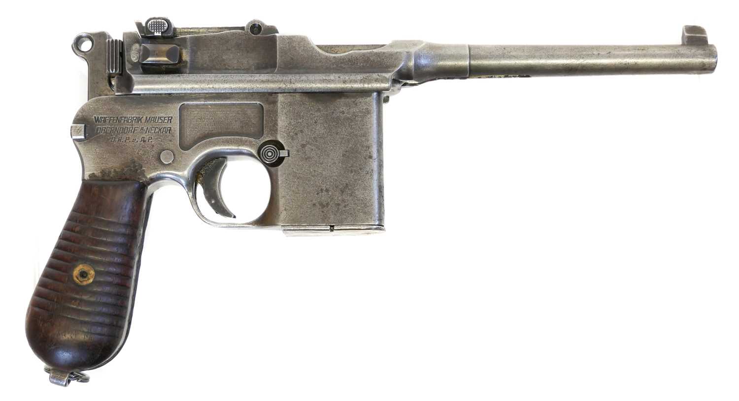 Lot Deactivated German Mauser 7.63 Schnellfeuer 'Broom handle' machine pistol