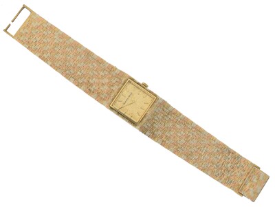 Lot 178 - A 9ct gold Bueche Girod wristwatch