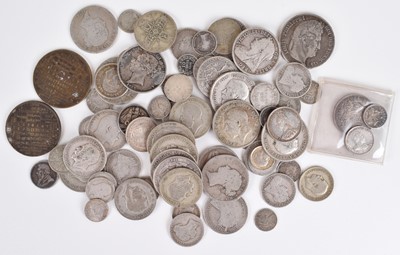 Lot 4 - An assortment of various mainly silver British and world coinage.