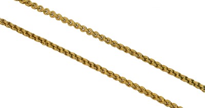 Lot 102 - A chain necklace
