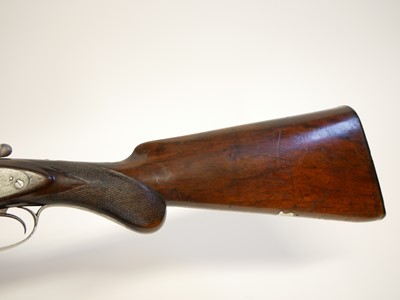 Lot 261 - G.H. Hockey of Brigg 12 bore side by side hammer gun LICENCE REQUIRED