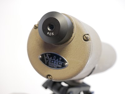 Lot 498 - Selsi d=60mm spotting scope with tripod and lenses