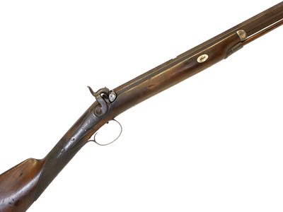 Lot 19 - Percussion 25 bore rifle by Deane for restoration