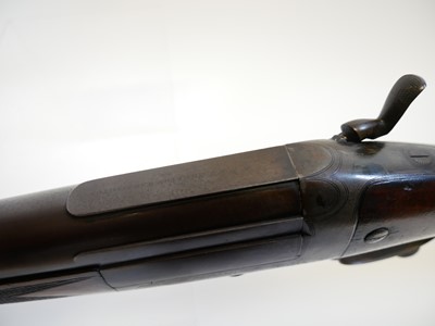 Lot 23 - Skelton Warrington 8 bore single barrel shotgun