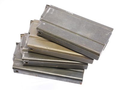 Lot 310 - Four M14 rifle magazines, three original and one aftermarket