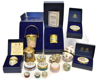Lot 39 - Collection of Halcyon Days Enamels