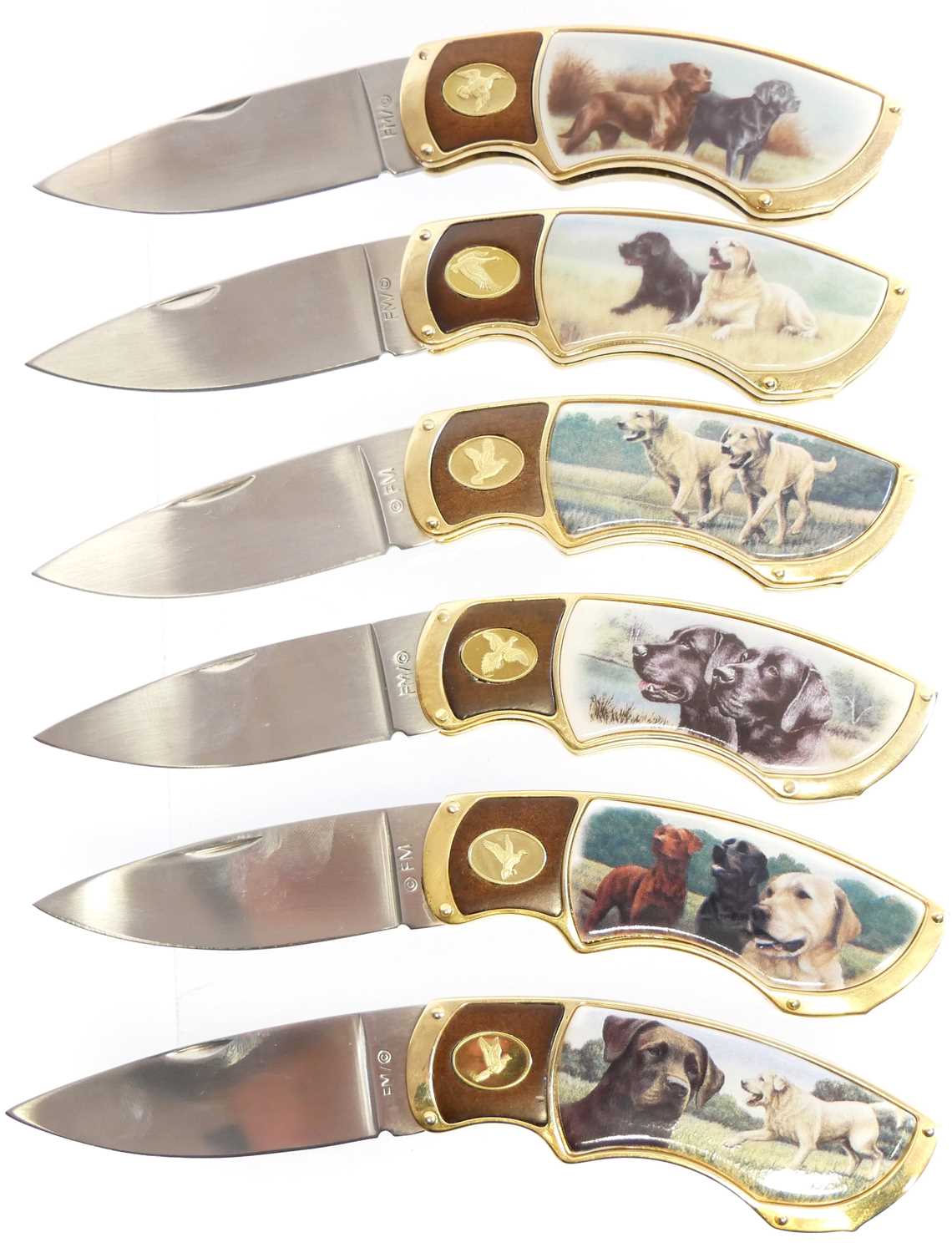 Lot 455 Six Franklin Mint Collector Knives lot-455-six-franklin-mint-collector-knives