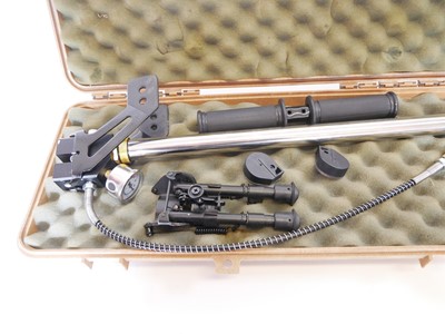 Lot Kral Puncher NP02 .22 PCP air rifle with case and accessories