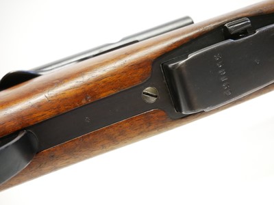 Lot 185 - Schmidt Rubin 7.5x55 straight pull rifle, LICENCE REQUIRED