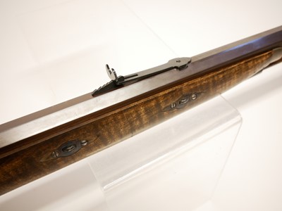 Lot 143 - Pedersoli Tryon .50 calibre percussion muzzle loading rifle LICENCE REQUIRED