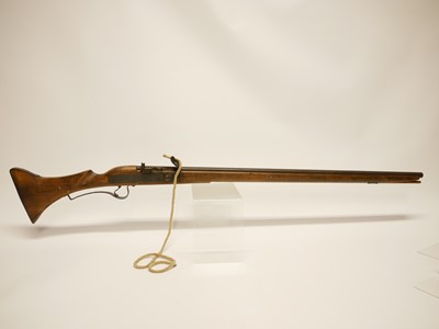 Lot 145 - Matchlock 20 bore Blank firing Re-enactors musket LICENCE REQUIRED