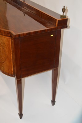 Lot 357 - George III Mahogany Sheraton Style Sideboard