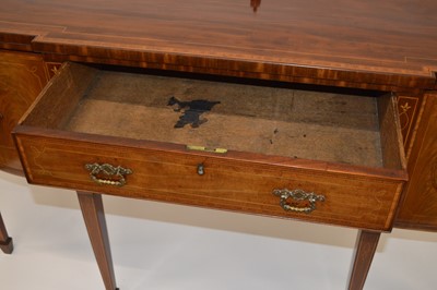 Lot 357 - George III Mahogany Sheraton Style Sideboard