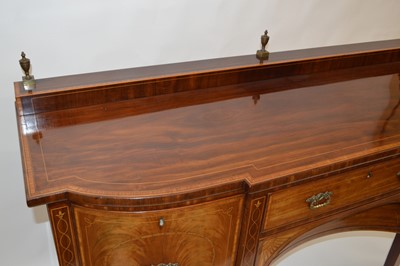 Lot 357 - George III Mahogany Sheraton Style Sideboard