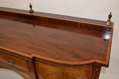 Lot 357 - George III Mahogany Sheraton Style Sideboard