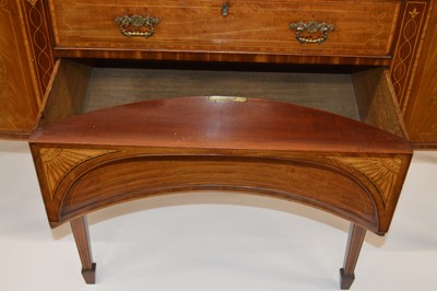 Lot 357 - George III Mahogany Sheraton Style Sideboard