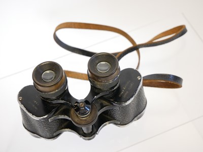 Lot 496 - Pair of German WWII era field glasses or binoculars