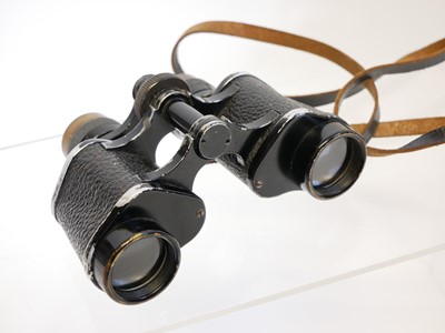 Lot 496 - Pair of German WWII era field glasses or binoculars