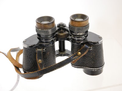 Lot 496 - Pair of German WWII era field glasses or binoculars