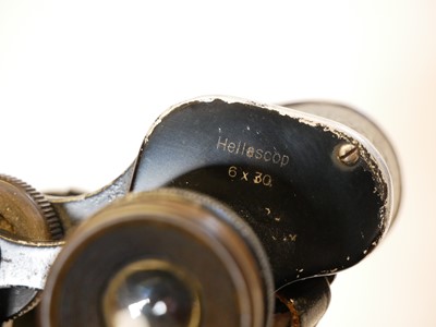 Lot 496 - Pair of German WWII era field glasses or binoculars