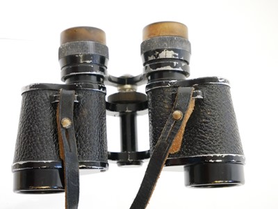 Lot 496 - Pair of German WWII era field glasses or binoculars