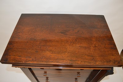 Lot 348 - Victorian Rosewood Wellington Chest
