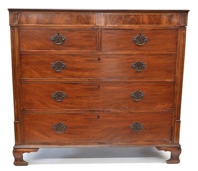 Lot 303 - George III Mahogany Chest of Drawers