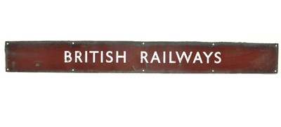 Lot 77 - BR(M) British Railways Sign
