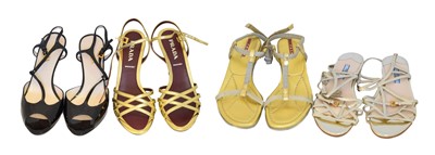 Lot 222 - Four pairs of Prada shoes