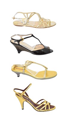 Lot 222 - Four pairs of Prada shoes