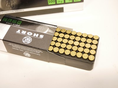 Lot 321 - Six hundred and fifty rounds of RWS .22 Short LICENCE REQUIRED
