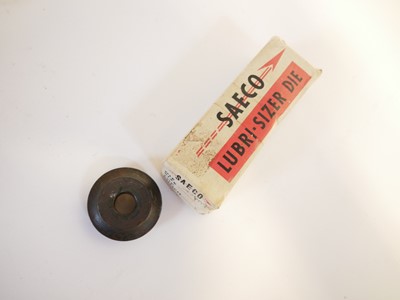 Lot 374 - SAECO (Redding) bullet sizer and lubricator with sizing die.