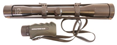 Lot 359 - Schmidt and Bender scope and a Barr and Stroud monocular