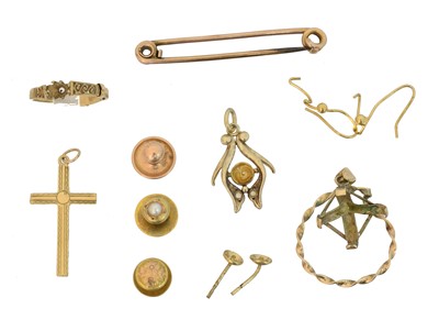 Lot 93 - A selection of jewellery components